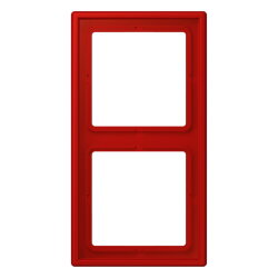 Jung Rahmen, 2-fach, LS 990, rouge vermillon 31...