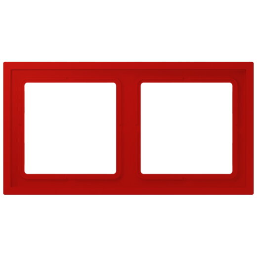 Jung Rahmen, 2-fach, LS ZERO, rouge vermillon 31 LCZ982BF227