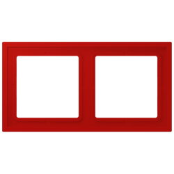 Jung Rahmen, 2-fach, LS ZERO, rouge vermillon 31...