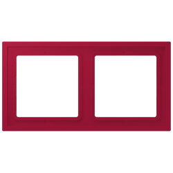 Jung Rahmen, 2-fach, LS ZERO, rouge carmin LCZ982BF229