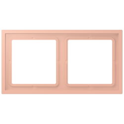 Jung Rahmen, 2-fach, LS ZERO, rose clair LCZ982BF231
