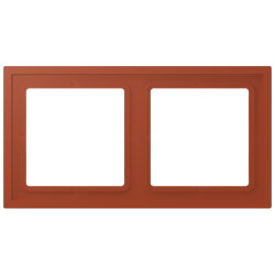 Jung Rahmen, 2-fach, LS ZERO, locre rouge LCZ982BF232