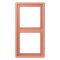 Jung Rahmen, 2-fach, LS 990, locre rouge moyen LC982233