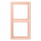 Jung Rahmen, 2-fach, LS 990, locre rouge clair LC982234