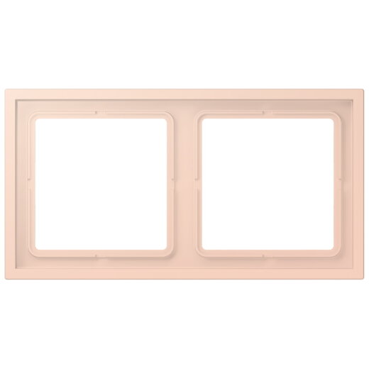 Jung Rahmen, 2-fach, LS ZERO, locre rouge clair LCZ982BF234