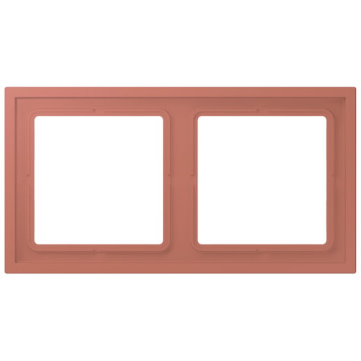 Jung Rahmen, 2-fach, LS ZERO, terre sienne brique LCZ982BF236