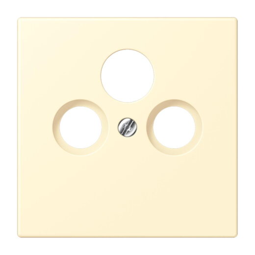 Jung Abdeckung für Universal-Sat/BK-Dosen, Thermoplast lackiert, Serie LS, blanc LC990SAT201