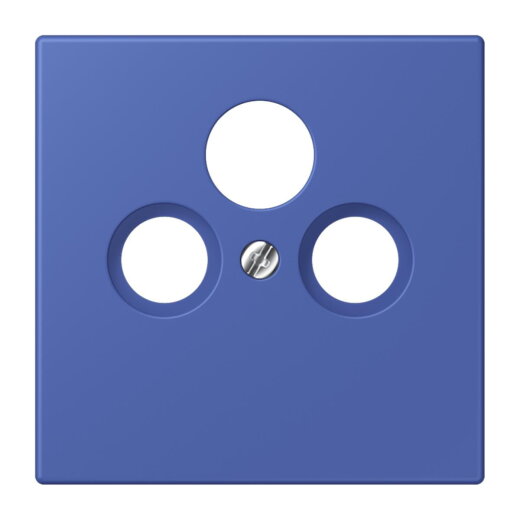 Jung Abdeckung für Universal-Sat/BK-Dosen, Thermoplast lackiert, Serie LS, bleu outremer 31 LC990SAT206