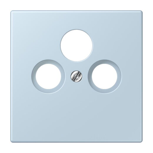 Jung Abdeckung für Universal-Sat/BK-Dosen, Thermoplast lackiert, Serie LS, outremerclair LC990SAT208