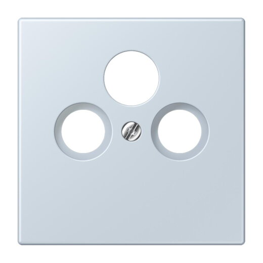 Jung Abdeckung für Universal-Sat/BK-Dosen, Thermoplast lackiert, Serie LS, outremer pale LC990SAT209