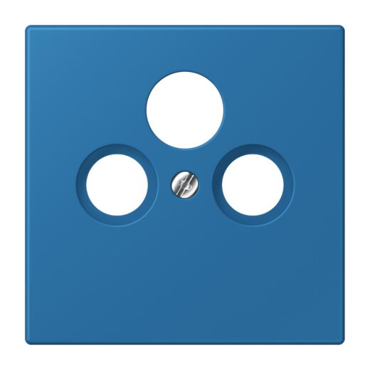 Jung Abdeckung für Universal-Sat/BK-Dosen, Thermoplast lackiert, Serie LS, bleu céruléen 31 LC990SAT211