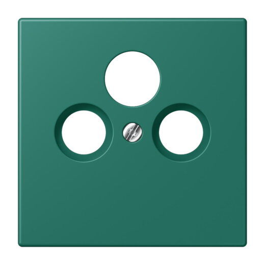 Jung Abdeckung für Universal-Sat/BK-Dosen, Thermoplast lackiert, Serie LS, vert anglais LC990SAT216