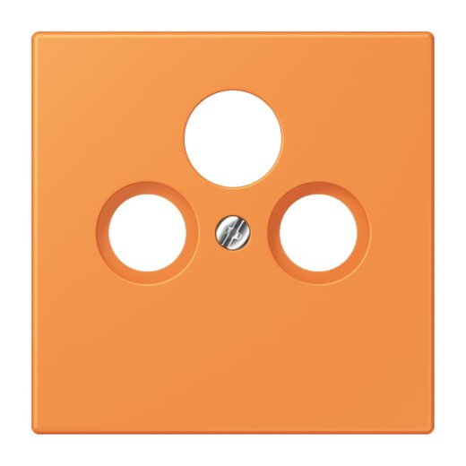 Jung Abdeckung für Universal-Sat/BK-Dosen, Thermoplast lackiert, Serie LS, orange clair LC990SAT225