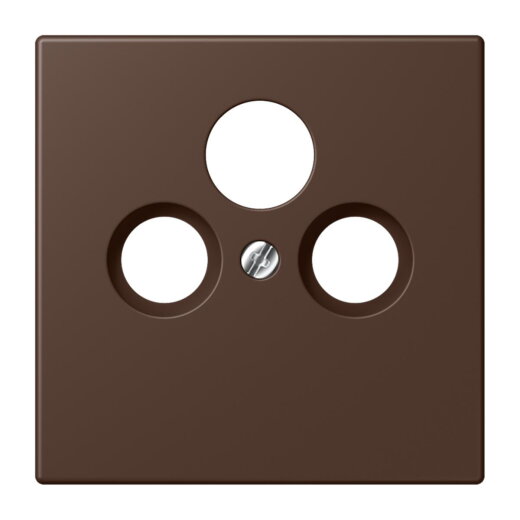 Jung Abdeckung für Universal-Sat/BK-Dosen, Thermoplast lackiert, Serie LS, terre dombre br?lée 31 LC990SAT239