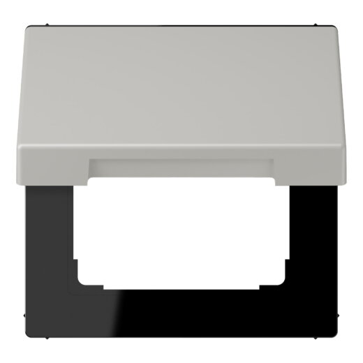 Jung Klappdeckel mit Rückstellfeder, Thermoplast lackiert, Serie LS, gris clair 31 LC990BFKL205
