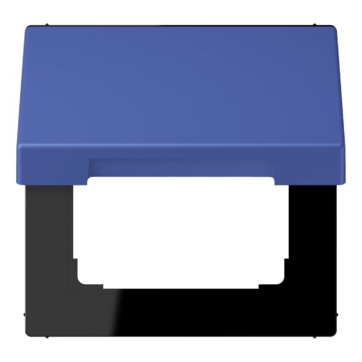 Jung Klappdeckel mit Rückstellfeder, Thermoplast lackiert, Serie LS, bleu outremer 31 LC990BFKL206