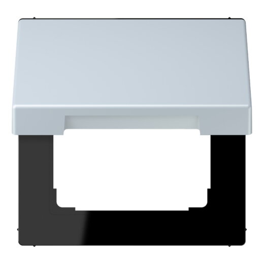 Jung Klappdeckel mit Rückstellfeder, Thermoplast lackiert, Serie LS, outremer pale LC990BFKL209