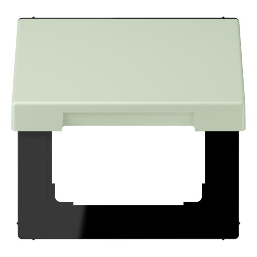 Jung Klappdeckel mit Rückstellfeder, Thermoplast lackiert, Serie LS, vert anglâis pale LC990BFKL218