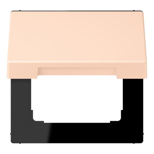 Jung Klappdeckel mit Rückstellfeder, Thermoplast lackiert, Serie LS, rose pâle LC990BFKL228