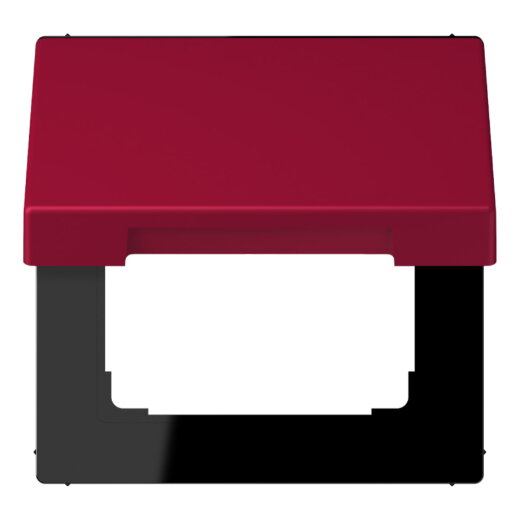 Jung Klappdeckel mit Rückstellfeder, Thermoplast lackiert, Serie LS, rouge carmin LC990BFKL229