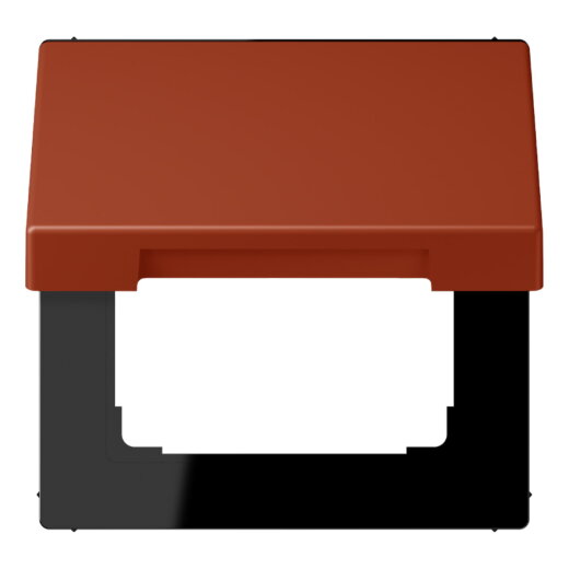 Jung Klappdeckel mit Rückstellfeder, Thermoplast lackiert, Serie LS, locre rouge LC990BFKL232