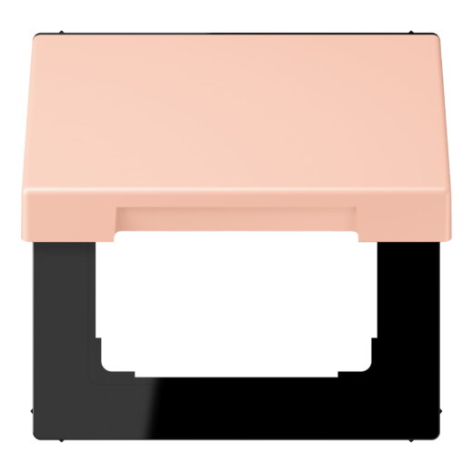 Jung Klappdeckel mit Rückstellfeder, Thermoplast lackiert, Serie LS, locre rouge clair LC990BFKL234