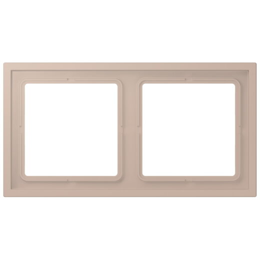 Jung Rahmen, 2-fach, LS ZERO, ombre br?lée claire LCZ982BF240