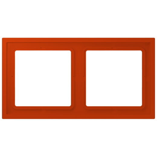 Jung Rahmen, 2-fach, LS ZERO, rouge vermillon 59 LCZ982BF244