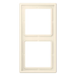 Jung Rahmen, 2-fach, LS 990, blanc ivoire LC982245