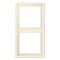 Jung Rahmen, 2-fach, LS 990, blanc ivoire LC982245