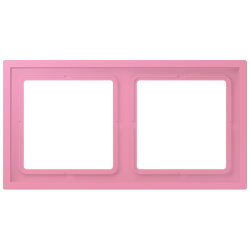 Jung Rahmen, 2-fach, LS ZERO, rose vif LCZ982BF246
