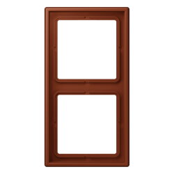 Jung Rahmen, 2-fach, LS 990, terre sienne...