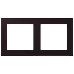 Jung Rahmen, 2-fach, LS ZERO, noir divoire LCZ982BF248