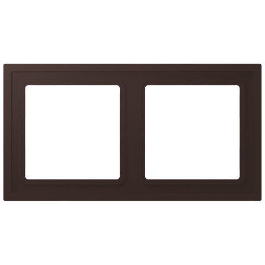 Jung Rahmen, 2-fach, LS ZERO, terre d?ombre br?lée 59 LCZ982BF252