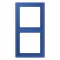 Jung Rahmen, 2-fach, LS 990, bleu outremer 59 LC982253