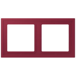 Jung Rahmen, 2-fach, LS ZERO, le rubis LCZ982BF255