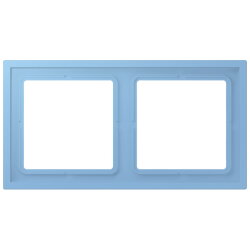 Jung Rahmen, 2-fach, LS ZERO, bleu...