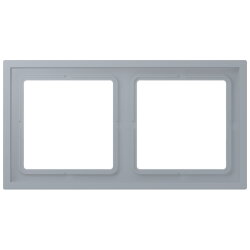 Jung Rahmen, 2-fach, LS ZERO, gris clair 59 LCZ982BF257
