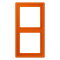 Jung Rahmen, 2-fach, LS 990, orange vif LC982260