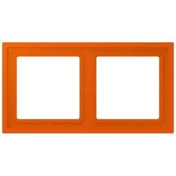 Jung Rahmen, 2-fach, LS ZERO, orange vif LCZ982BF260