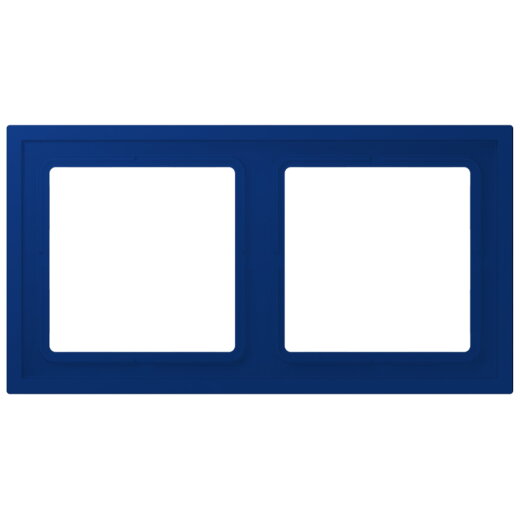 Jung Rahmen, 2-fach, LS ZERO, bleu outremer foncé LCZ982BF261