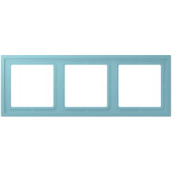 Jung Rahmen, 3-fach, LS ZERO, céruléen...