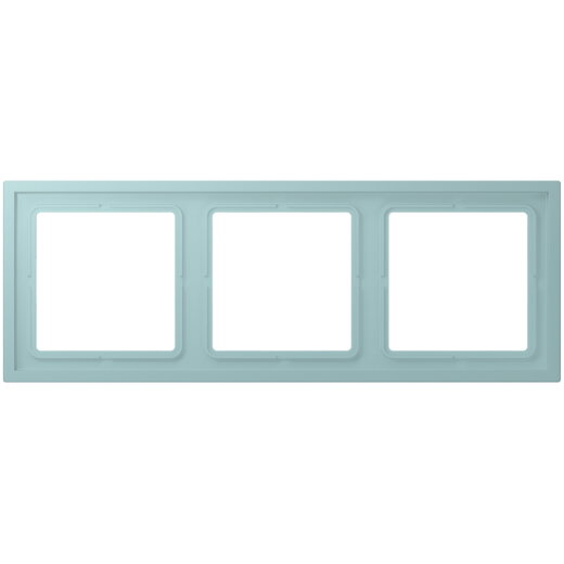 Jung Rahmen, 3-fach, LS ZERO, céruléen clair LCZ983BF214