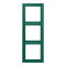 Jung Rahmen, 3-fach, LS 990, vert anglais LC983216