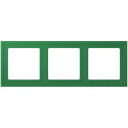 Jung Rahmen, 3-fach, LS ZERO, vert foncé...