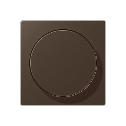 Jung Abdeckung mit Drehknopf, Serie A, mokka A1740MO