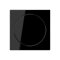 Jung Abdeckung mit Drehknopf, Duroplast, Serie A, schwarz A1740SW