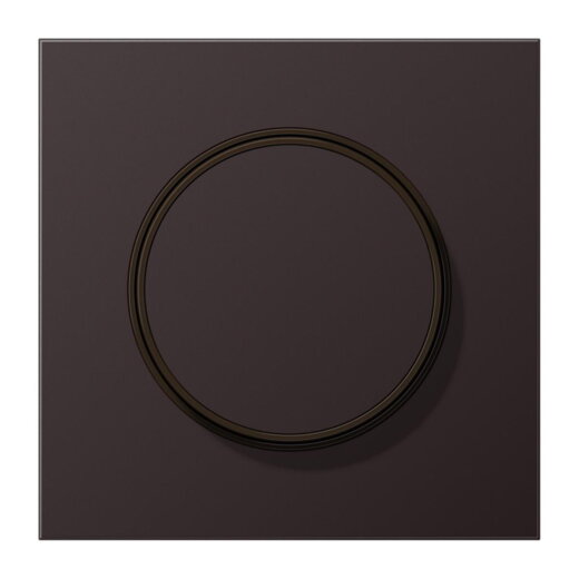 Jung Abdeckung für Drehdimmer, Aluminium lackiert, Serie LS, dark (lackiertes Aluminium) AL1740D