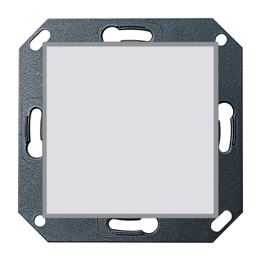 Jung LED-Lichtsignal, weiß und blau, Serie LS, alpinweiß (lackiertes Aluminium) A539LEDW