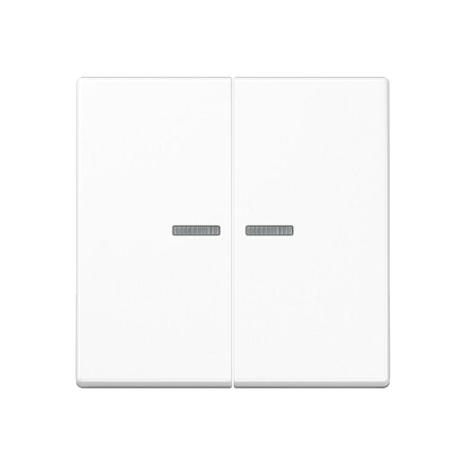 Jung KNX RF Taster 2fach, Duroplast, Serie A, alpinweiß A10921STRFWW